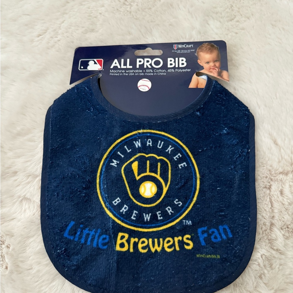 WinCraft Milwaukee Brewers Navy Bib
